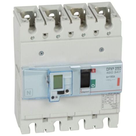 Disjoncteur électronique DPX³250 pouvoir de coupure 36kA 400V - 4P - 160A - LEGRAND