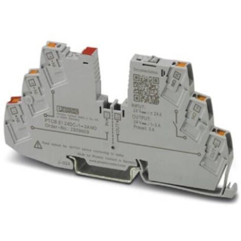 Disjoncteur électronique Phoenix Contact, 3A, 24V, 1 canal, Montage rail DIN, PTCB ( Prix pour 1 )