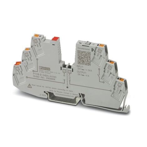 Disjoncteur électronique Phoenix Contact, 4A, 24V, Montage rail DIN, PTCB ( Prix pour 1 )