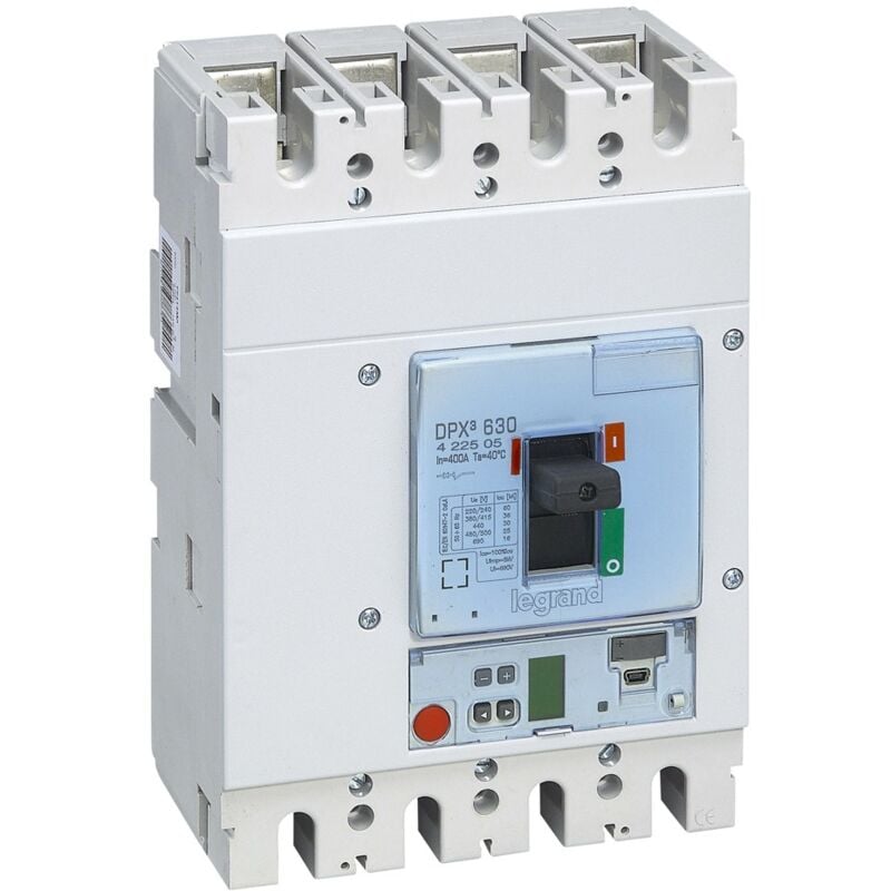 Legrand - Disjoncteur électronique S1 DPX³630 pouvoir de coupure 36kA 400V 4 Pôles 400A 422505
