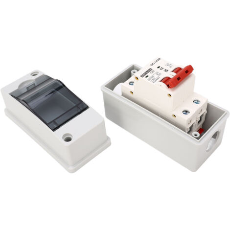 Disjoncteur étanche 2P 63A IP65 pour installation solaire photovoltaïque 1000V