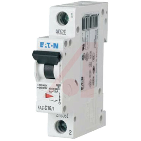 Disjoncteur FAZ 1P 0,5A 15kA (IEC/EN 60947 2) cbe D 000278568 EATON FAZ D0,5/1