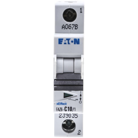Disjoncteur FAZ 1P 10A 10kA (IEC/EN 60947 2) cbe C 000239035 EATON FAZ6 C10/1