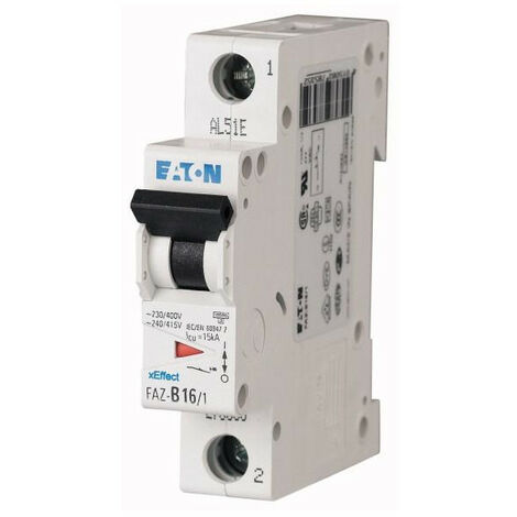 Disjoncteur FAZ 1P 8A 15kA (IEC/EN 60947 2) cbe D 000278579 EATON FAZ D8/1