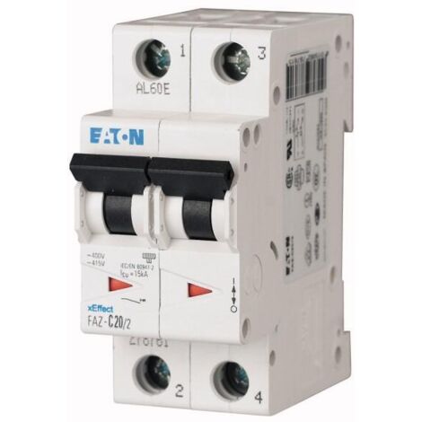 Disjoncteur FAZ 2P 3,5A 15kA (IEC/EN 60947 2) cbe C 000278751 EATON FAZ C3,5/2