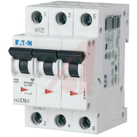 Disjoncteur FAZ 3P 15A 15kA (IEC/EN 60947 2) cbe D 000278895 EATON FAZ D15/3