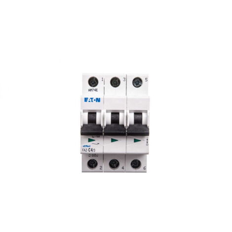 Disjoncteur FAZ 3P 4A 15kA (IEC/EN 60947 2) cbe C 000278865 EATON FAZ C4/3