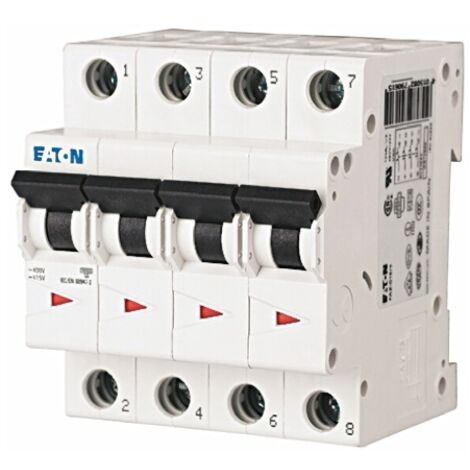 Disjoncteur FAZ 4P 25A 10kA (IEC/EN 60947 2) cbe D 000168092 EATON FAZ6 D25/4