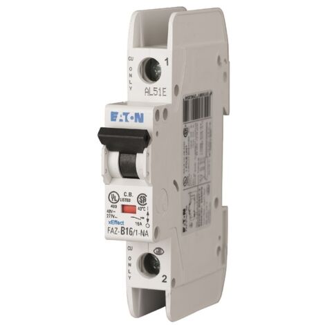 Disjoncteur FAZ cbe C 1,5A 1P NA UL 000102079 EATON FAZ C1,5/1 NA