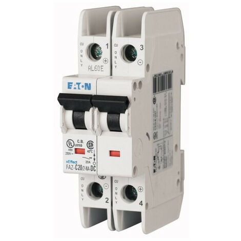 Disjoncteur FAZ cbe C 16A 2P NA DC 000120644 EATON FAZ C16/2 NA DC