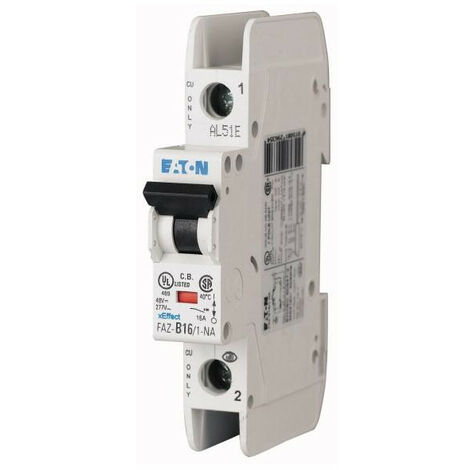 Disjoncteur FAZ cbe D 20A 1P NA UL 000102111 EATON FAZ D20/1 NA