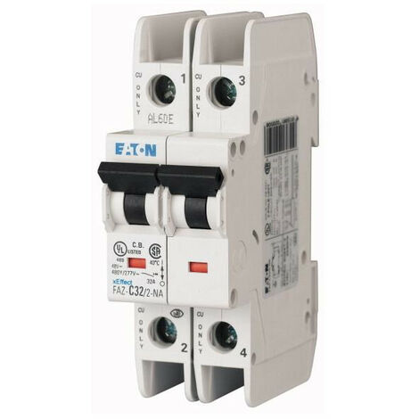 Disjoncteur FAZ courbe C 35A 2P NA UL EATON FAZ-C35/2-NA