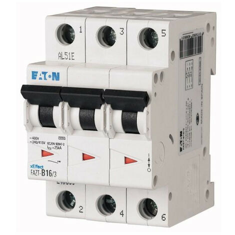 Disjoncteur FAZT cbe D 3P 13A 000240905 EATON FAZT D13/3