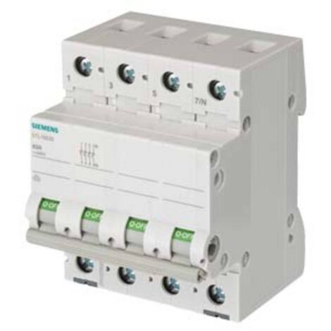 Disjoncteur gris 63 A 3 NO (T) Siemens 5TL16630 D320051
