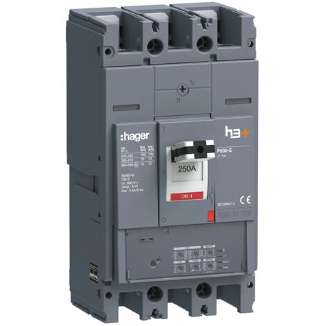 Disjoncteur h3+ P630 LSI 3x250A 70kA)