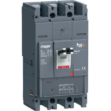Disjoncteur h3+ P630 LSI 3x630A 50kA)