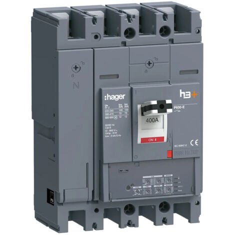 Disjoncteur h3+ P630 LSI 4x400A 70kA - HAGER HEW401JR
