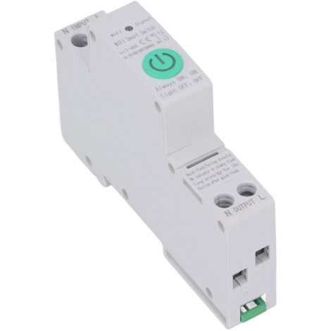 Disjoncteur Intelligent 40A WiFi avec Détecteur de Fuite, Commande à Distance par Application Tuya, 100‑240V AC