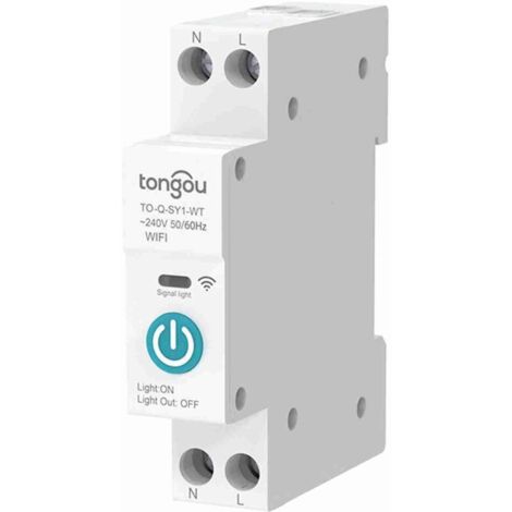 Disjoncteur intelligent Tuya Wifi contrôle APP Alexa maison automatisation domotique programmable