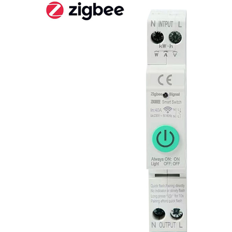 Lifcausal - Disjoncteur intelligent Zigbee Application de téléphone portable sans fil Contrôle à distance des équipements domotiques avec fonction de