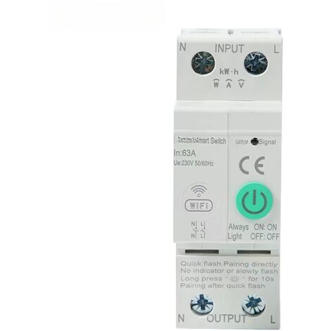 Disjoncteur intelligent Zigbee : application mobile sans fil pour contrôler à distance les équipements domotiques avec commande vocale.