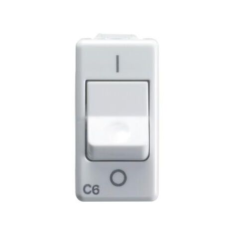 DISJONCTEUR MAG.1P+N C6 3KA 230V SY/WT GEWISS GW20434