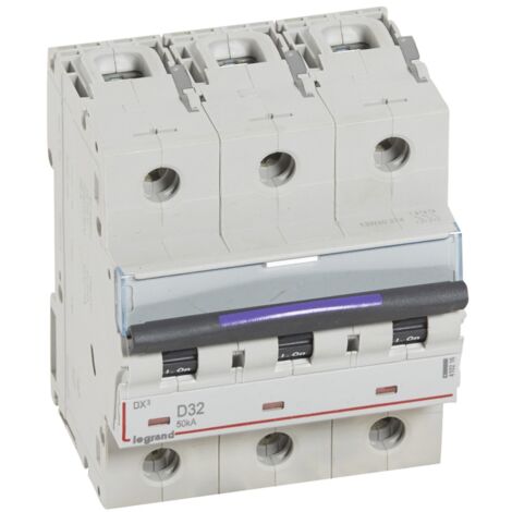 DISJONCTEUR MAGNÉTO-THERM DX³ 3P 32 A 50 KA COURBE D 4,5M LEGRAND 410216