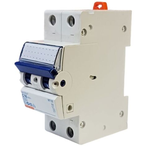 DISJONCTEUR MAGNETO-THERM.2P C16 10KA 2M GEWISS GW92647