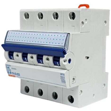 DISJONCTEUR MAGNETO-THERM.4P C40 6KA 4M GEWISS GW92091