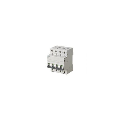 Disjoncteur magnétothermique 4 pôles 63A 10KA Siemens 5SL44637