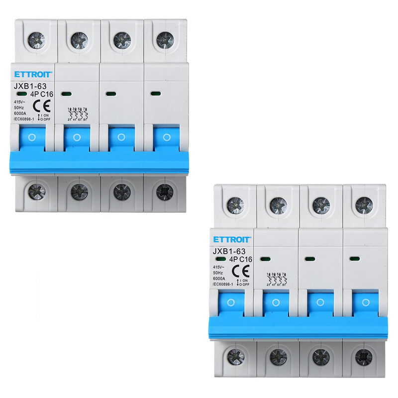 Disjoncteur Magnétothermique Automatique 4P 16A 220V 380V Sauvetage Stotz 2 Pièces