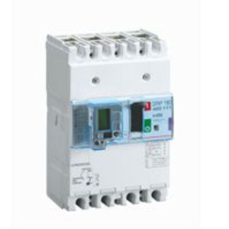Disjoncteur magnétothermique différentiel DPX³160 pouvoir de coupure 36kA 400V - 4P - 25A - LEGRAND