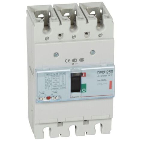 Disjoncteur magnétothermique DPX³250 pouvoir de coupure 36kA 400V - 3P - 160A - LEGRAND
