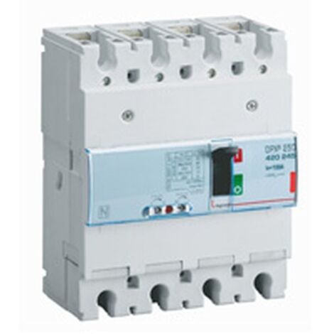 Disjoncteur magnétothermique DPX³250 pouvoir de coupure 36kA 400V - 4P - 100A - LEGRAND