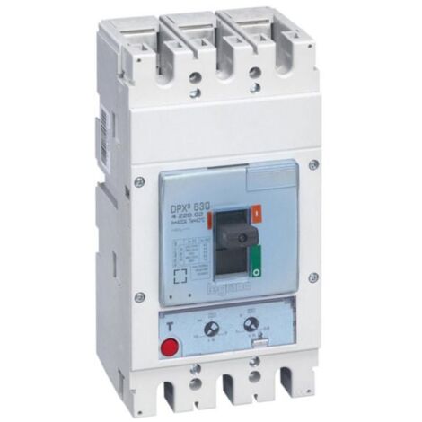 Disjoncteur magnétothermique DPX³630 pouvoir de coupure 36kA 400V - 3P - 400A - LEGRAND