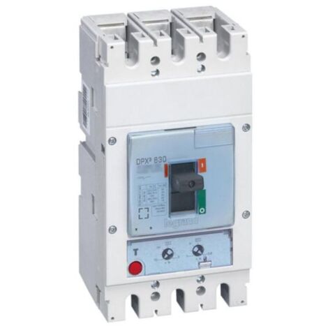 Disjoncteur magnétothermique DPX³630 pouvoir de coupure 36kA 400V - 3P - 500A - LEGRAND