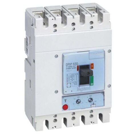 Disjoncteur magnétothermique DPX³630 pouvoir de coupure 36kA 400V 4 Pôles 400A LEGRAND 422007