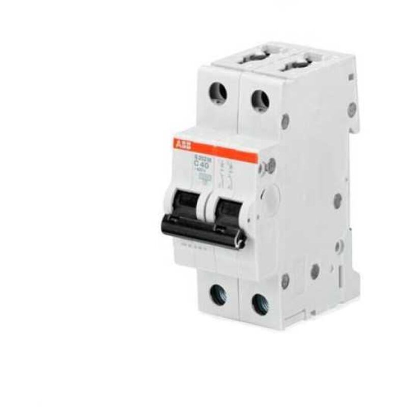 Disjoncteur ABB S200M 2P, 8A, pouvoir de coupure 10 kA, montage rail din ( Prix pour 1 )