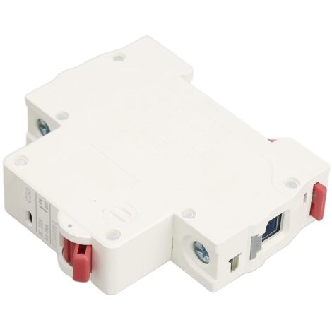Disjoncteur Miniature 1P DC, 50A 250V Basse Tension monté sur Rail DIN Disjoncteur Miniature à Air, capacité de Rupture 6000A, Mini Disjoncteur de sécurité pour Solaire Photovoltaïque