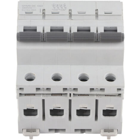 Disjoncteur Miniature 4P 63A pour Moteur Batterie DC 1000V - Protection Surtension