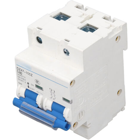 Disjoncteur miniature DC 80A 500V, protection de surcharge 10KA, pour rail DIN 36mm