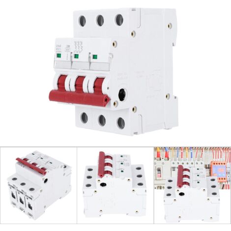 Disjoncteur miniature GYM8-C45 3P 400VAC 40A/50A/63A - Disjoncteur 50A pour protection électrique