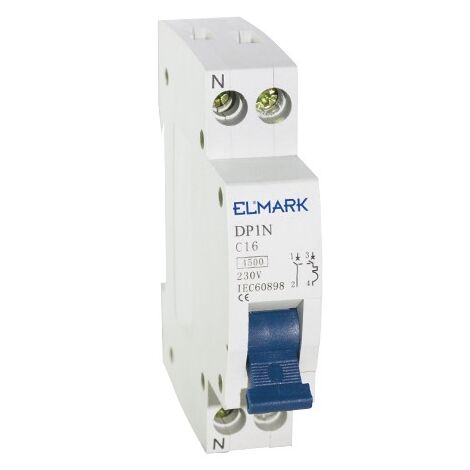 Disjoncteur miniature MCB 4,5 kA DP1N 16A