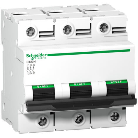 Disjoncteur miniature SCHNEIDER ACTI 9 100A 3P 15000A 415V CC