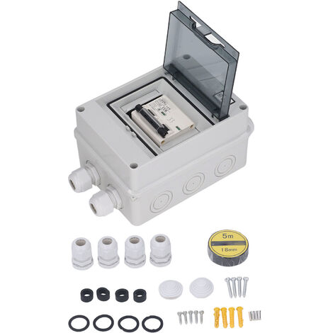 Disjoncteur Miniature SG DC 2P 10A 1000V interrupteur de déconnexion IP65 étanche pour système solaire PV