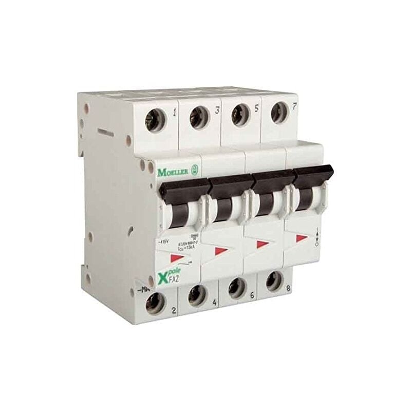 Eaton 278975 Disjoncteur, 16 A, 3p + N, C-Char