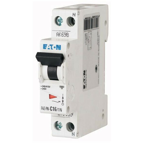 Disjoncteur modulaire 32A 1Np car. B AC 000279152 EATON FAZ PN B32/1N