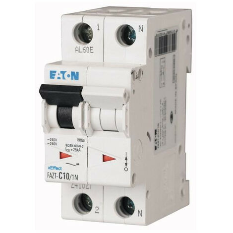 Disjoncteur modulaire 32A 1Np courbe D EATON FAZT-D32/1N