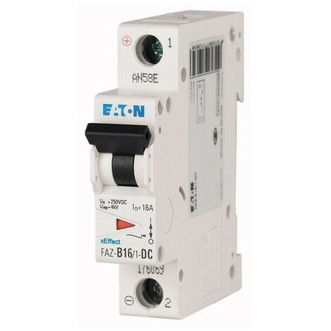Disjoncteur modulaire 32A 1p courbe B DC 000176072 EATON FAZ B32/1 DC
