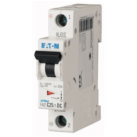 Disjoncteur modulaire 32A 1p courbe C DC 000279131 EATON FAZ C32/1 DC